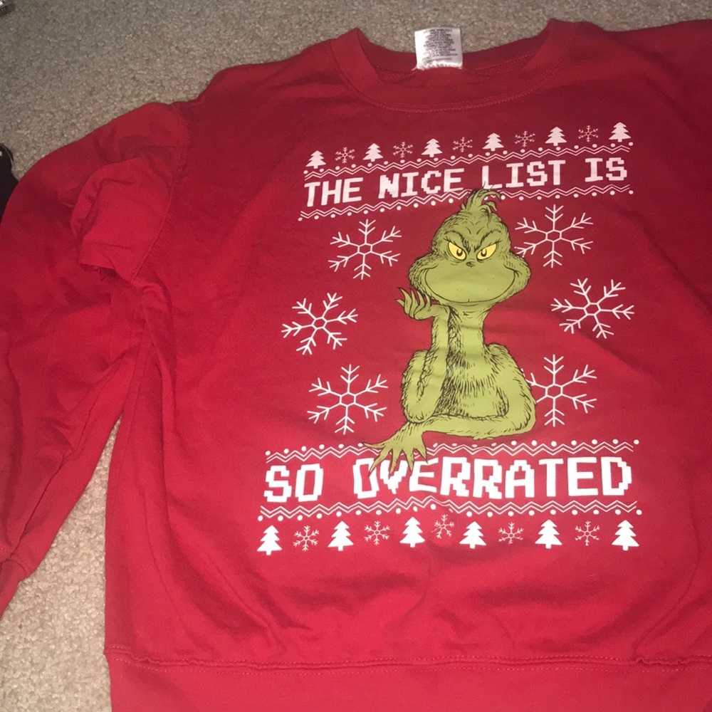 Christmas crew neck sweater